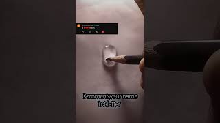 N letter water drop artplease subscribe 🙏shorts ytshort viralvideo funny comed [upl. by Fritze]