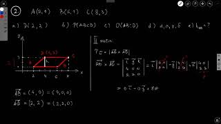Vektori  površina trougla i paralelograma rešenje 2 zadataka [upl. by Alyahsal]