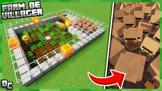 A MELHOR FARM DE VILLAGERS AUTOMÁTICA do MINECRAFT  MCPEXboxPS4Nintendo SwitchPC [upl. by Nivar]