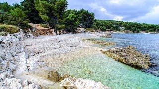 beach Glorija Slatine island Čiovo Croatia [upl. by Itnavart98]