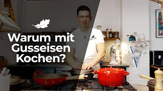 Darum solltest du mit Gusseisen Kochen  Vorteile von Gusseisen Töpfen amp Pfannen [upl. by Aleibarg15]