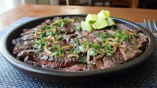 Grilled Mojo Beef  CubanInspired Marinated Skirt Steak Recipe [upl. by Illil103]