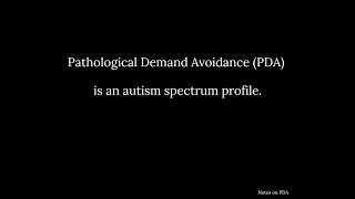 PDA True Colors Pathological Demand Avoidance [upl. by Aggappera717]