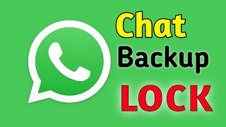 Secure Your WhatsApp Chats How to Set a Password for Backup 📱💾 [upl. by Ymac]