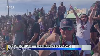 Krewe of Lafitte ready to kick off the weekend with Friday night parade [upl. by Beverly36]