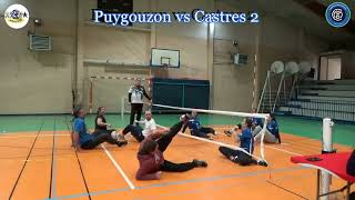 Puygouzon vs Castres Volley Assis 2425 [upl. by Allemap464]