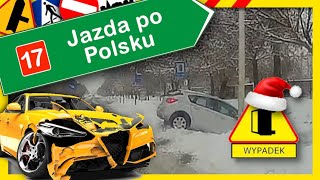 Jazda po Polsku  wypadki i kolizje drogowe 17 [upl. by Nwahsirhc]