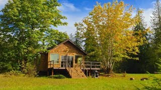 Cozy 400sf Tiny Cabin Called the “Pond Cottage” Embraces Beauty of Nature in Washington [upl. by Akoyn]