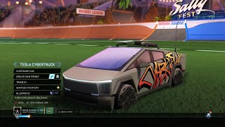 Rocket League Meets Cybertruck The Ultimate Car Showcase [upl. by Nnylkcaj]