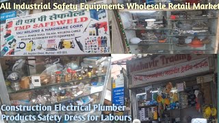 Safetyamp Construction Equipments Wholesale Market Mumbai Nagdevi Market for Plumbing Products [upl. by Brocky]