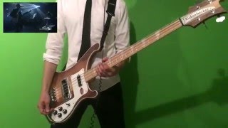 Panic At The Disco Emperors New Clothes Bass Cover with tab [upl. by Alaunnoif]