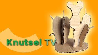 Knutsel TV cactus van karton [upl. by Huxley]