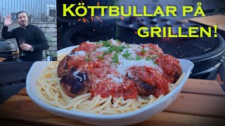 Köttbullar på grillen så här gör man [upl. by Ammadas]