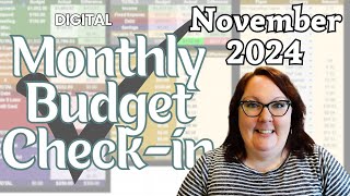 Monthly Budget Checkin 150000 DEBT FREE JOURNEY November 2024 [upl. by Lanuk737]