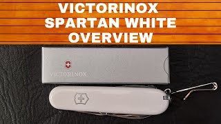 VICTORINOX SPARTAN WHITE OVERVIEW SWISS ARMY KNIFE SAK EVERYDAY CARRY EDC [upl. by Nnahsal692]