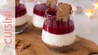 Spekulatius Dessert Creme Rezept  Nachtisch zu Weihnachten selber machen  einfach amp mit Himbeeren [upl. by Antonie]