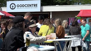 Feest bij GODcentre Voorschoten tijdens Familiedag op Hemelvaartsdag [upl. by Ahcorb]