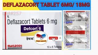 Defcort 6 mg tablet  Deflazacort Tablet UsesDoseMode Of Action amp Side Effects In Hindi [upl. by Frederick421]