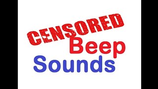 Censor Beep bleep Sound Effects with drawing [upl. by Urbas]