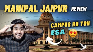 Manipal Jaipur Review 🔥  Campus Tour 😍  Placements  Fee  Hoastel amp Mess  MET2022  MUJ [upl. by Carmelo]