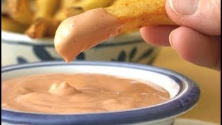 Como Hacer Salsa Para Papas Fritas Fry Sauce [upl. by Lerraf]