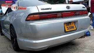 1JZ Toyota Mark II Revv amp Antilag  Totachi Colombo Motorshow 2023 [upl. by Iana]