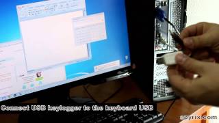 How to use USB keylogger [upl. by Brozak]