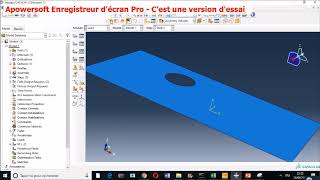 Episode22Frequency  Random Response Vibration analysis for shell with hole using ABAQUS [upl. by Thane]