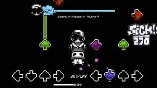 FNF monochrome in gameboy style [upl. by Drofkcor]