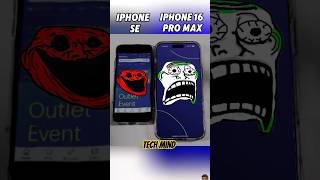 Iphone SE Iphone 16 Pro Max ⚡ Speed Test 😲 You Wont Believe This shorts viralvideo [upl. by Wylde]