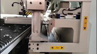 KAIFENG CNC PANEL BENDER WITH AUTOCHANGABLE TOOL [upl. by Ydnam343]