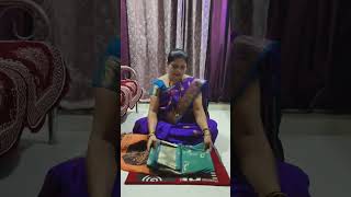 Online shopping review  11 October 2024 💞🛍️ shivshahipaithani banarasi saree shorts reels [upl. by Jump252]