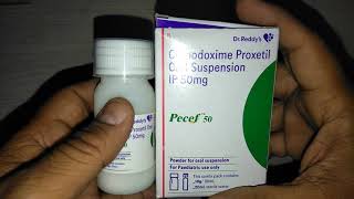 Pecef 50 Suspension uses composition side effects precaution dosage amp review in Hindi [upl. by Ratcliff818]