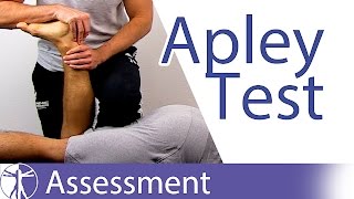 Apleys Test  Meniscus Injury [upl. by Dhiman]