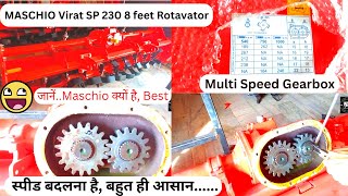 जानेंMaschio क्यों है Best  Maschio virat SP 230 8 feet Rotavator [upl. by Eremihc]