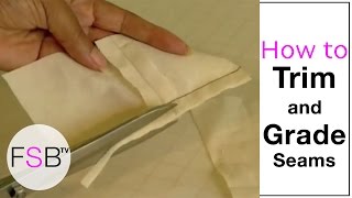 Trim and Grade Seam Allowance [upl. by Eilsehc92]