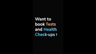 How to book Health Check up packages and lab tests online — Practo App [upl. by Ashien670]