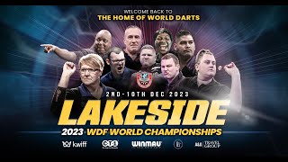 WDF World Darts Championship Live Session 3 [upl. by Carvey150]