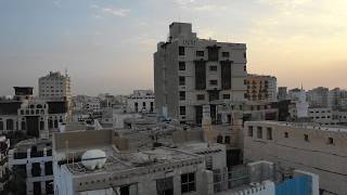 4K Aerial view of old houses with wooden mashrabiyas in alBalad quarter Jeddah Saudi Arabia [upl. by Igor856]