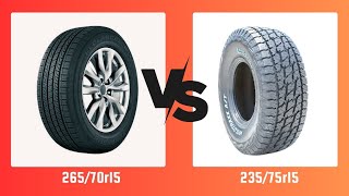 Tire Size 26570r15 vs 23575r15 [upl. by Obeded]