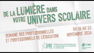 DE LA LUMIÈRE DANS VOTRE UNIVERS SCOLAIRE [upl. by Znarf788]