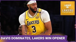 Lakers Open Season with 110103 win over Timberwolves LeBron and Bronny James Make History [upl. by Snook]