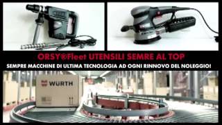 Sistema di noleggio a lungo termine degli utensili ORSY® Fleet  Würth [upl. by Frame]