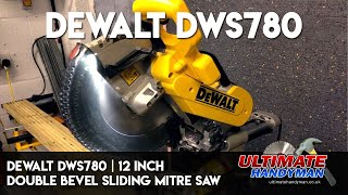 Dewalt DWS780  12 inch double bevel sliding mitre saw [upl. by Sletten]