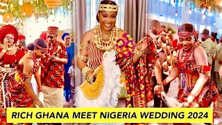 The Most BEAUTIFUL GHANA  NIGERIA Traditional Wedding In 2024 traditionalwedding ghana nigeria [upl. by Aicen]