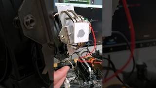 using a Peltier device to cool a CPU BELOW 0° shorts [upl. by Latsirhc711]