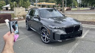 2024 BMW X5 xDrive50e Start Up Test Drive Walkaround POV and Review [upl. by Lilith]