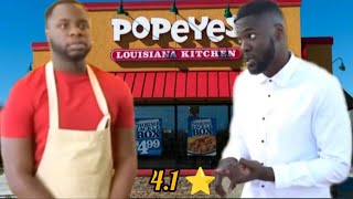 A Popeyes Rated 4 Stars Rdcworld1 had to try it 😂 [upl. by Clute308]