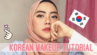 Korean Makeup Tutorial bahasa indonesia  Shafira Eden [upl. by Nyrhtak]