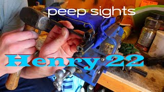 Henry 22 Peep Sights [upl. by Akemyt467]